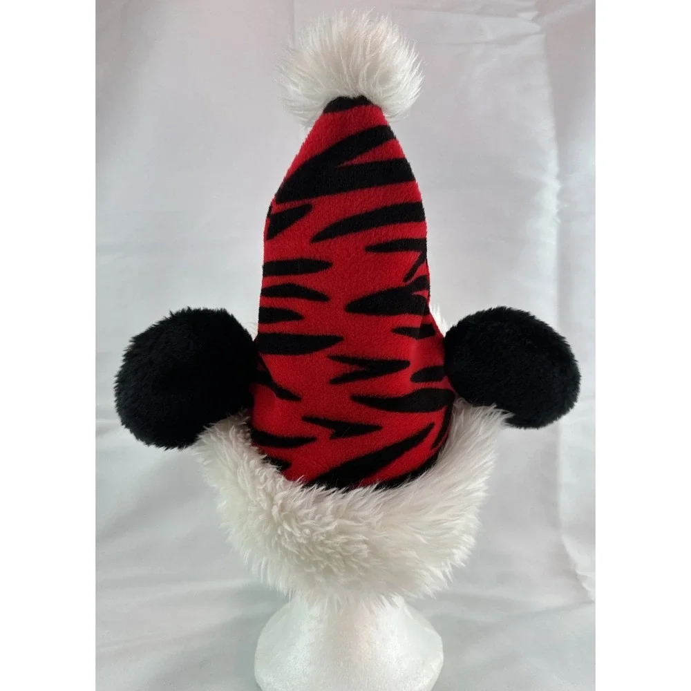 RARE Vintage Walt Disney World Mickey Ears Santa Hat Zebra Animal Kingdom‎ Youth